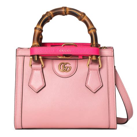 gucci swing tote small pink|gucci mini diana tote.